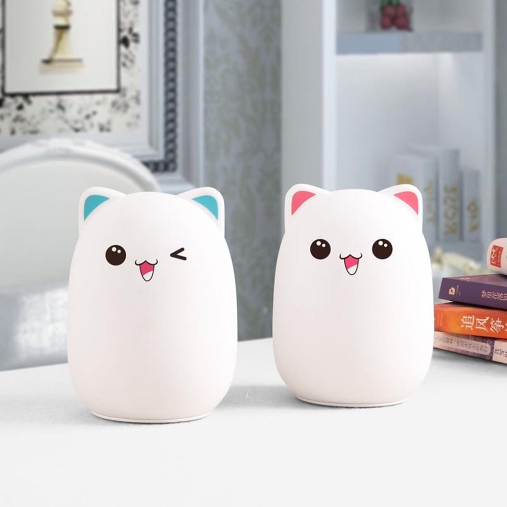 Cute Cat Night Light