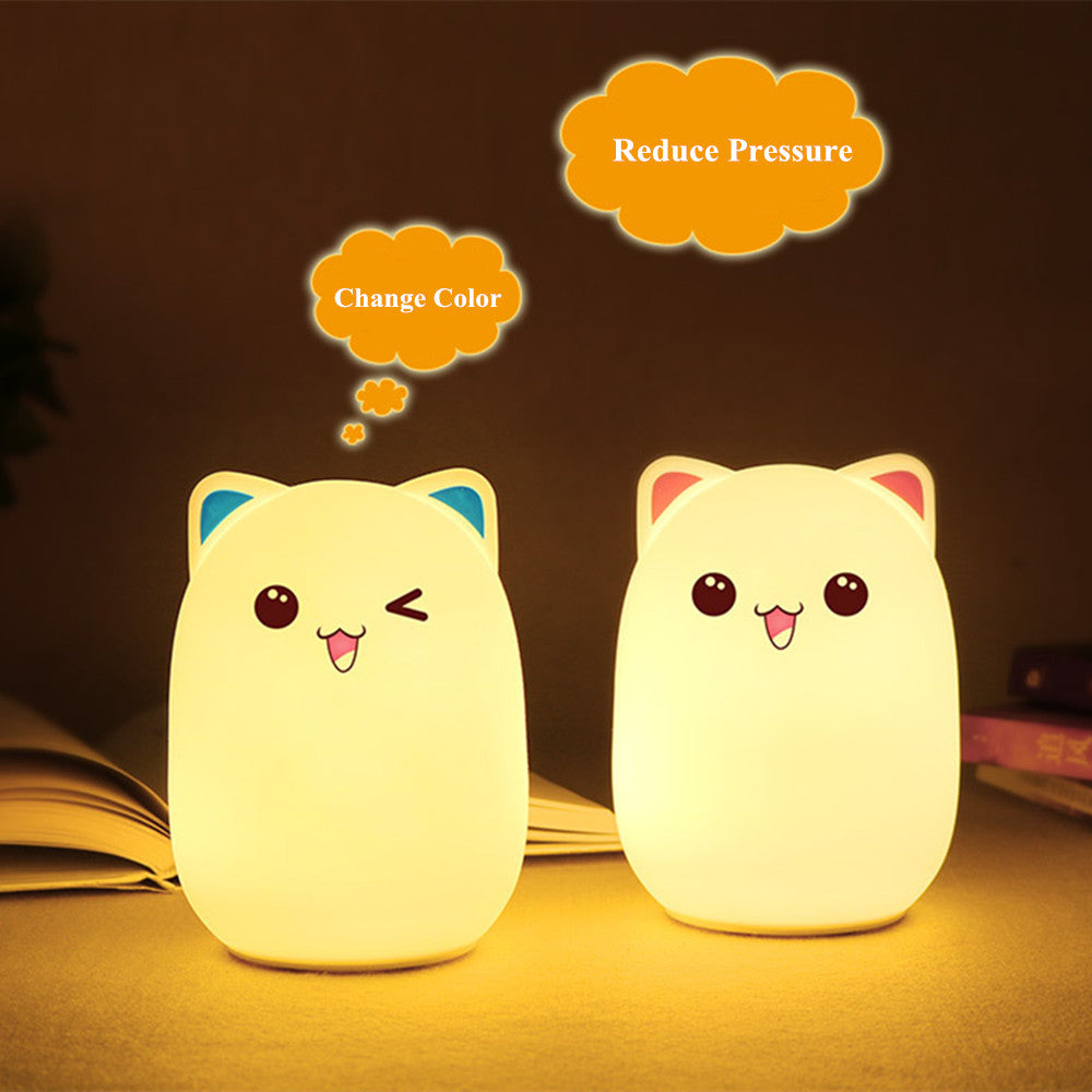 Cute Cat Night Light
