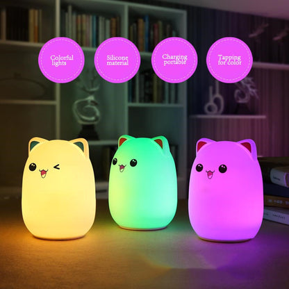 Cute Cat Night Light
